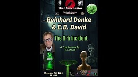 The Outer Realm- The Orb Incident- A True Account with Reinhard Denke & E. B. David