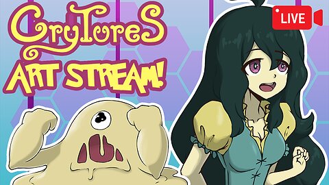 Vtuber Draws Fake Pokemon | Crytures TTRPG