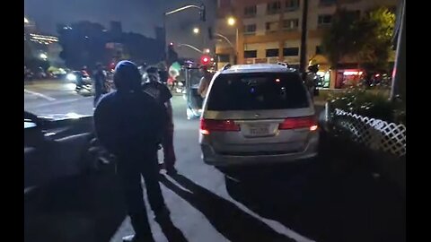 IP2 Stories - Scribbles Records a Gunman Getting His Car Destroyed During 2025 LA Protests