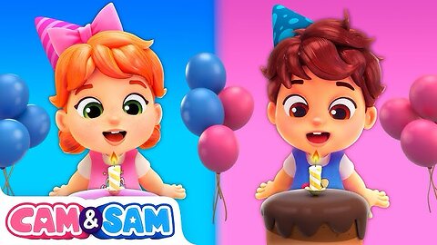 🎉Birthday Surprise! 🎂 Fun Family Song for Kids | Let’s Celebrate Together! | Cam & Sam