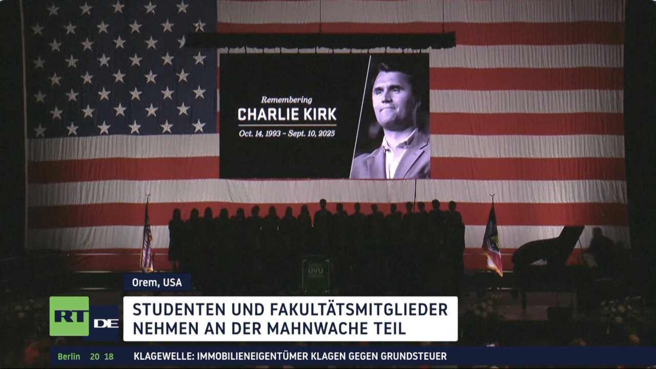 Zehntausende nehmen Abschied: Trauerfeier für Charlie Kirk in Arizona