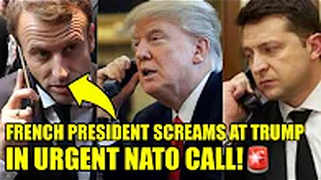 🚨Macron CHEWS TRUMP OUT In URGENT CALL Before Putin Meeting