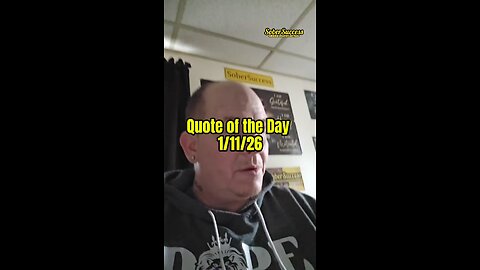 Daily Quote 📝 | 1/11/26 #MotivationalQuote #Sobriety #MorningQuote #SoberCoach #Quotes