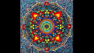 '2025 Mandala' Original Art Painting Timelapse 9-20-25