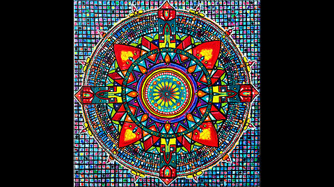 '2025 Mandala' Original Art Painting Timelapse 9-20-25