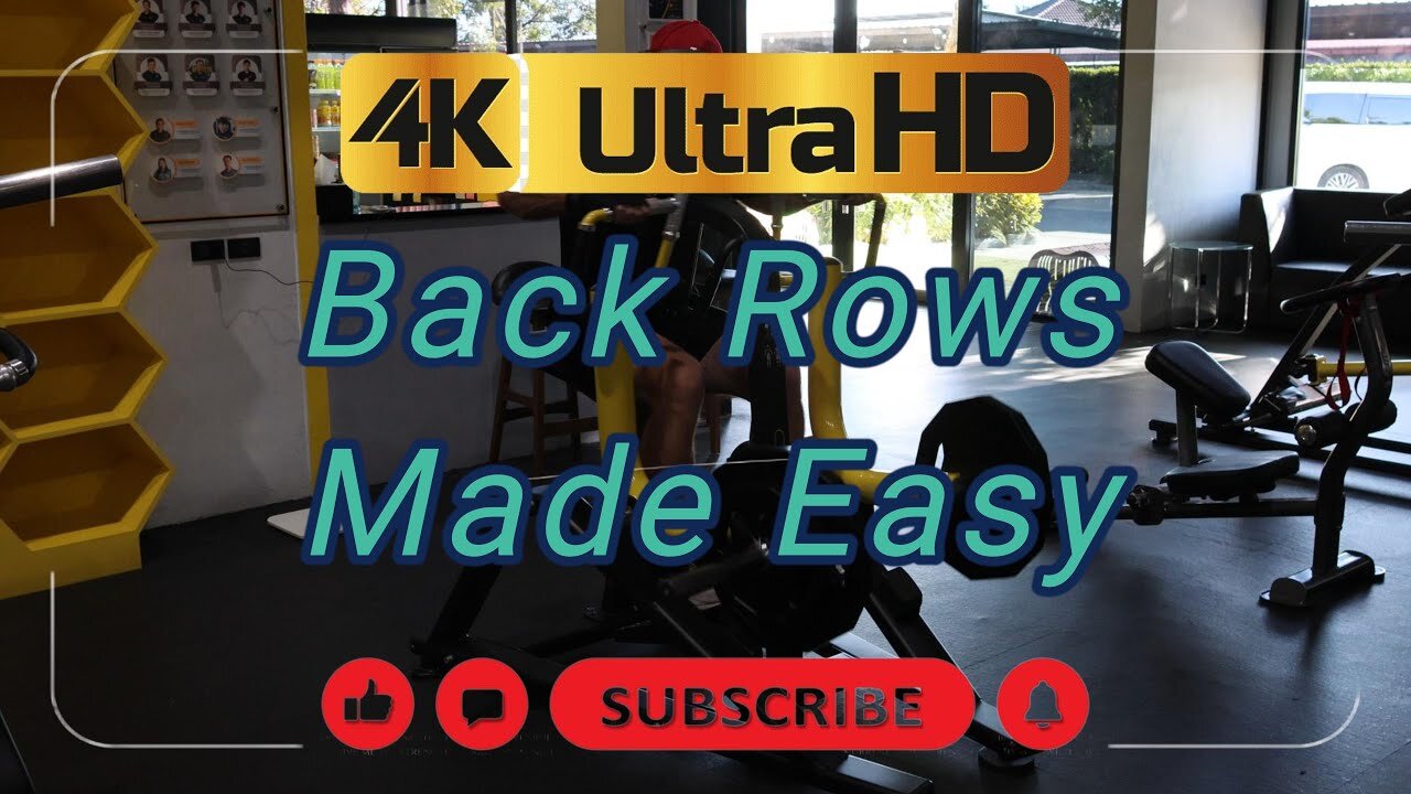 🔥💪 SEATED BACK ROWS MACHINE – The Secret to a STRONG Back! 💪🔥