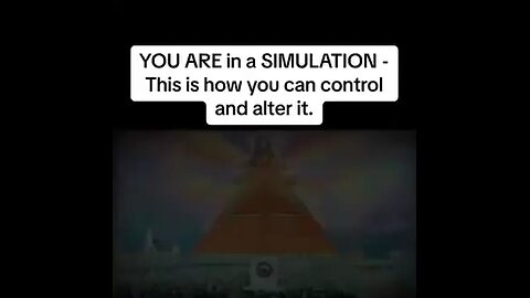 You’re in a simulation. But here’s the truth they never told you… You can control it. You can alter