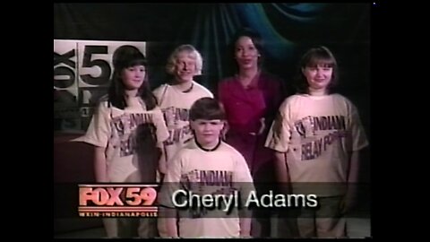 May 20, 1998 - Indy Anchor Cheryl Adams for Relay for Life