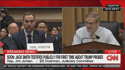Jim Jordan SLAMS Jack Smith for Playing Politics With the Courts