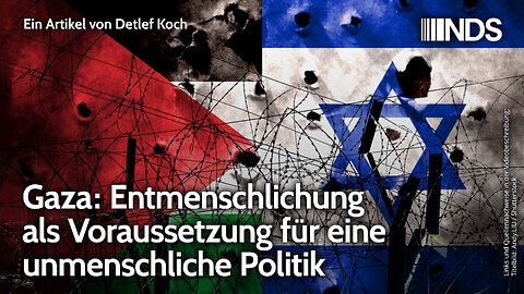 Gaza: Entmenschlichung als Voraussetzung für eine unmenschliche Politik | Detlef Koch | NDS