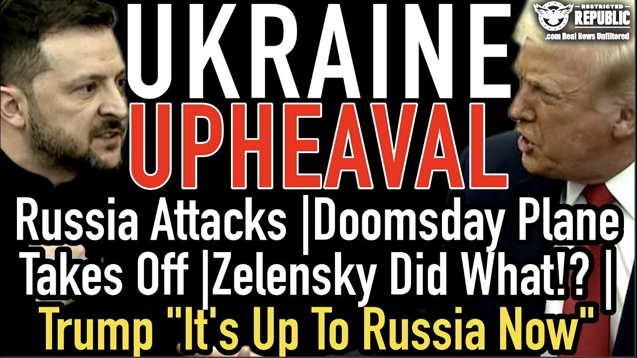 Ukraine Upheaval! Russia Attacks! Doomsday Plane Takes Off! Zelensky ...