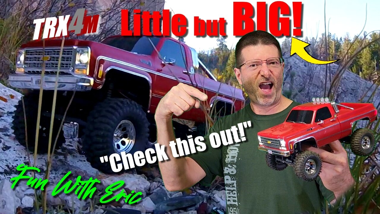 Traxxas TRX4m High Trail 1979 Chevrolet K10 Cheyenne! 😎It's BIGGER than it is!
