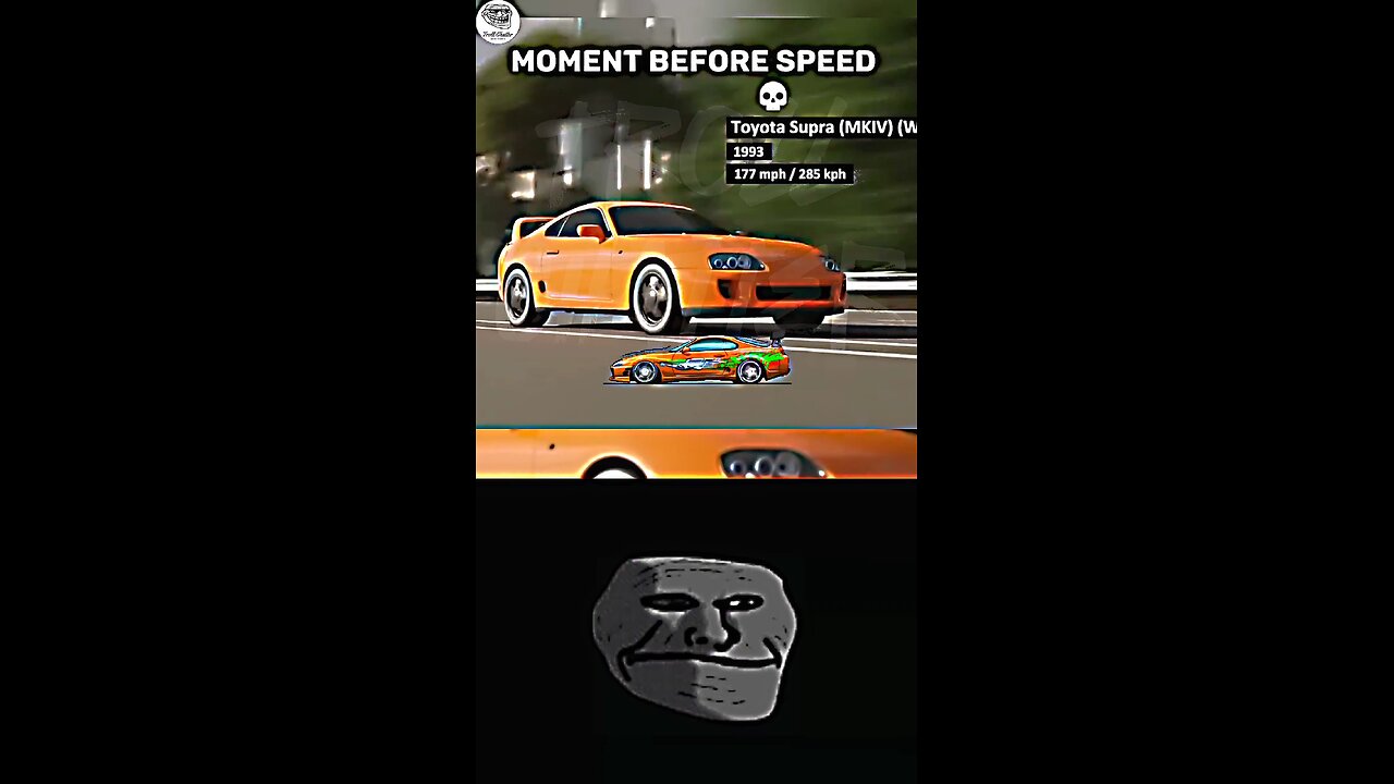 SUPRA CAN ONLY BEAT A SUPRA😳🔥💀|| RATATATATA💥|| SUBSCRIBE👍🏻||#troll #cars #shorts #supra #edit