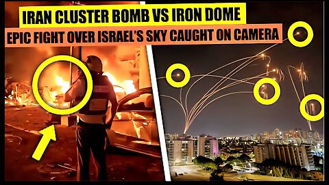 Iron Dome OBLITERATED: Iran’s Cluster Missile Storm WIPES OUT IDF Tel Aviv HQ - MOSSAD in Shock!
