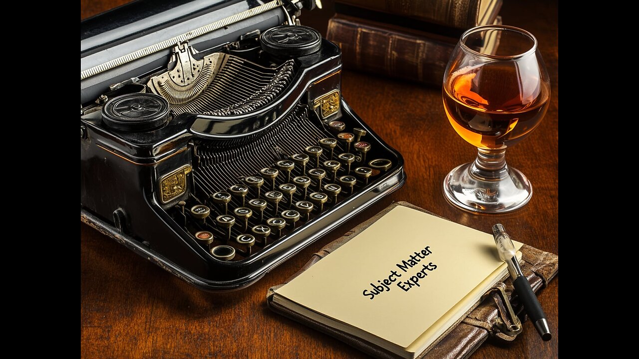 Episode 551: The intersection of subject matter experts with fiction!