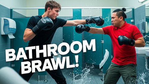 🔥 Family Bathroom Boxing Fight – Tall vs. Small in a Shocking Showdown!