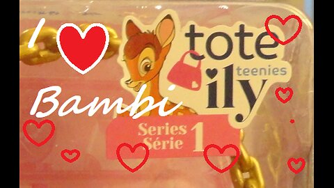 Tote Ily Teenies Series 1 I Love Bambi