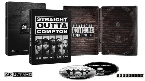 Straight Outta Compton [10th Anniversary Limited Edition Steelbook 4K UHD + Blu-ray + Digital]