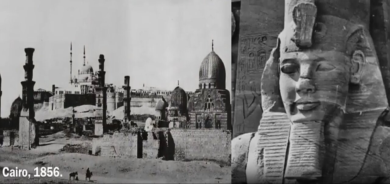 FIRST PHOTOS OF EGYPT - BURIED OLD WORLD