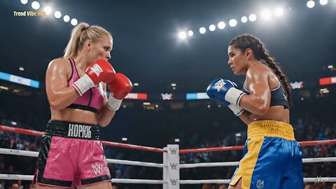 "Epic WWE-Style Women’s Boxing Match: Blonde vs. Brunette Showdown 2025"