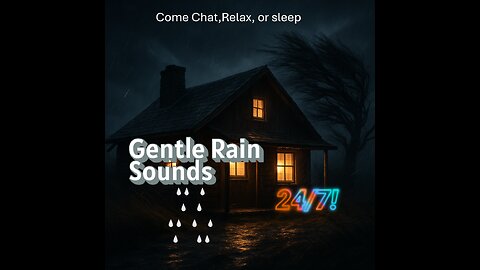 Experience the calming effects of rain sounds