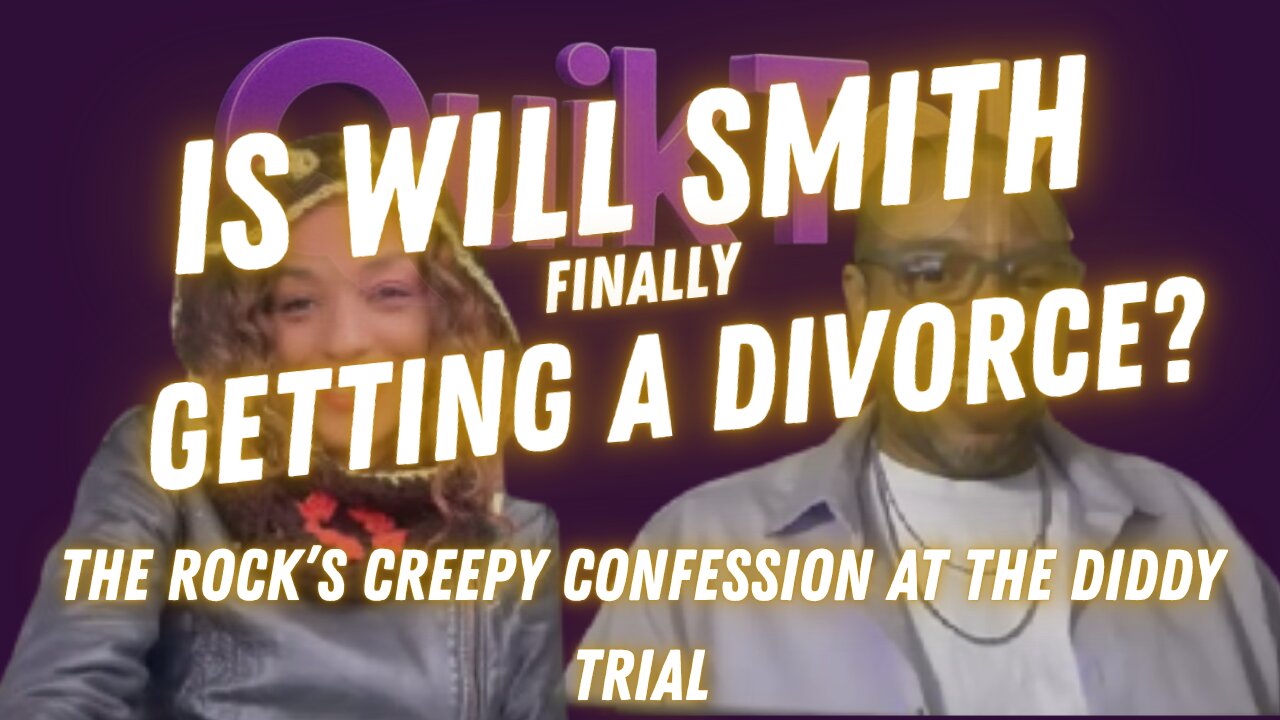 Is Will Smith (Finally) Getting A Divorce? The Rock's Creepy Confession