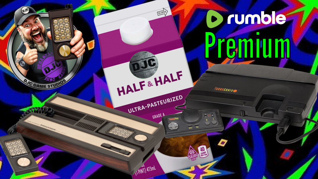 HALF & HALF - Turbografx & Intellivision - RUMBLE PREMIUM