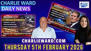 CHARLIE WARD DAILY NEWS WITH CHARLIE WARD & DREW DEMI THURSDAY 5TH FEB 2026 #breakingnews #daily