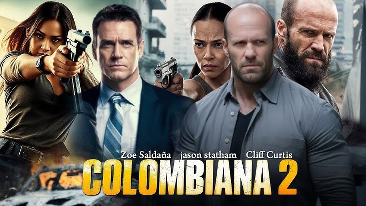 Colombiana 2 (2025) Movie Zoe Saldana, Jason Statham, Cliff Curtis _ Fact And Review #jkbnki63