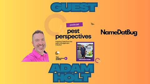 🎙️ Pest Perspectives EP 03 – Adam Holt: A Journey Through Pest Control