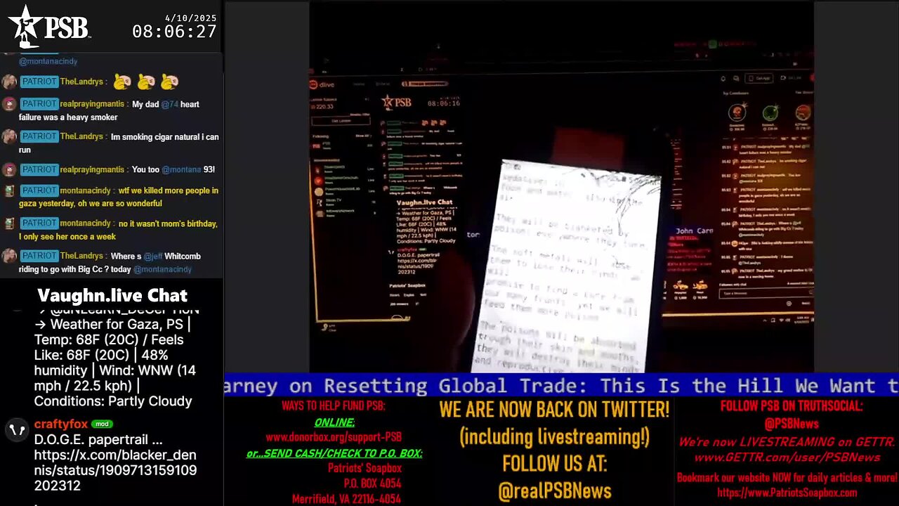 2025-04-10 08:02 EDT - Patriots Soapbox AM: with MykelJaye