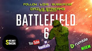 SNEAKY SIMON - Battlefield 6 - Mini Scout mastery 33 chase 🔴LIVE