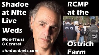 May 21st/2025- RCMP "Liaison Officers" Visit the Ostrich Farm