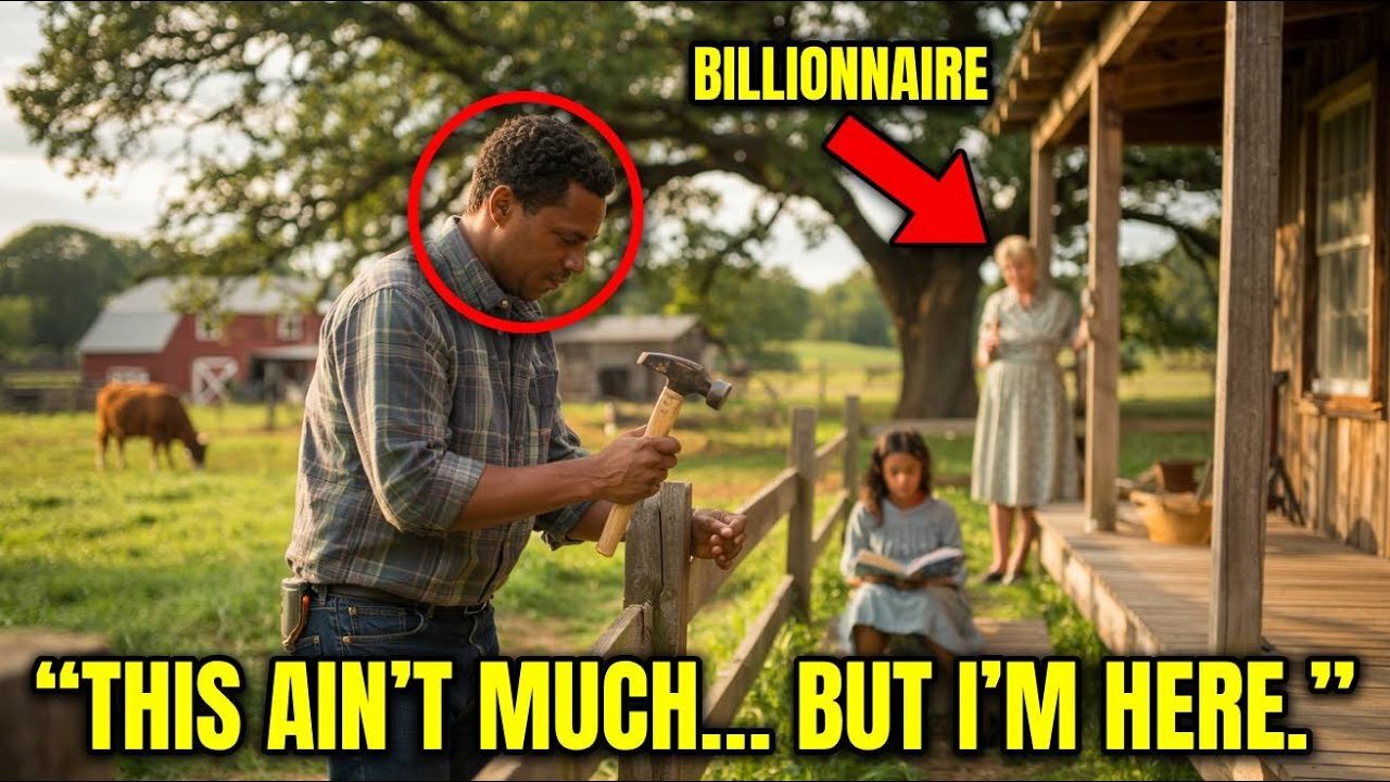 Struggling Black Single Dad Helps Woman Fix Her Flooded Farm, Shocked When He Learns Who She Is