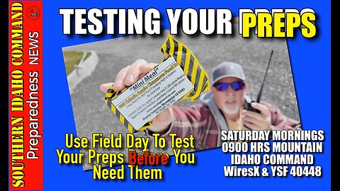 Using Field Day To Test Your Preps