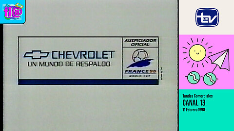 Tandas Comerciales Canal 13 (11 de Febrero 1998)