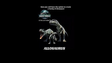 Now you will have the option to create a family dinosurs!