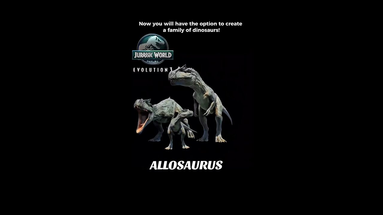 Now you will have the option to create a family dinosurs!