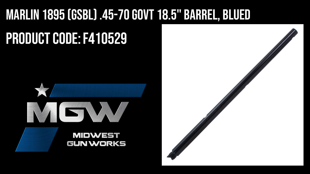 Marlin 1895 (GSBL) .45-70 GOVT 18.5" Barrel, Blued - F410529