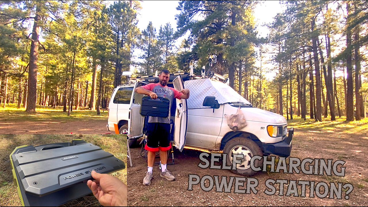 Self charging power station ? Something worth looking into Browey portable power station s1600