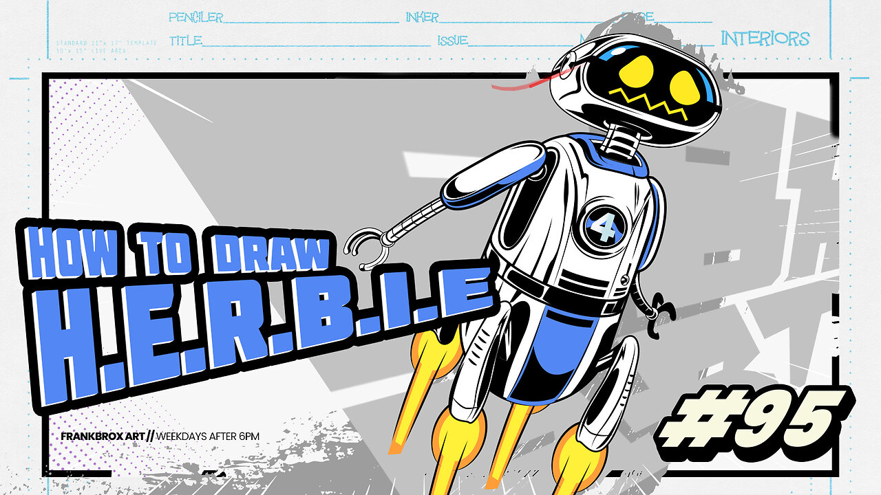 Unleash Your Creativity: Draw Fantastic Four's H.E.R.B.I.E.!
