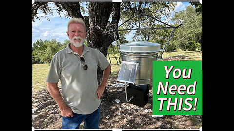 Deer Feeder - Easy Move - No Hassle - Digital Timer - 6 Gallon