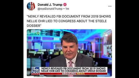 Nellie Ohr Exposed By DJT For Lying To Congress About The Steele Dossier