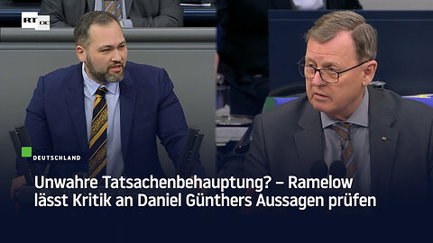 Unwahre Tatsachenbehauptung? – Ramelow lässt Kritik an Daniel Günthers Aussagen prüfen