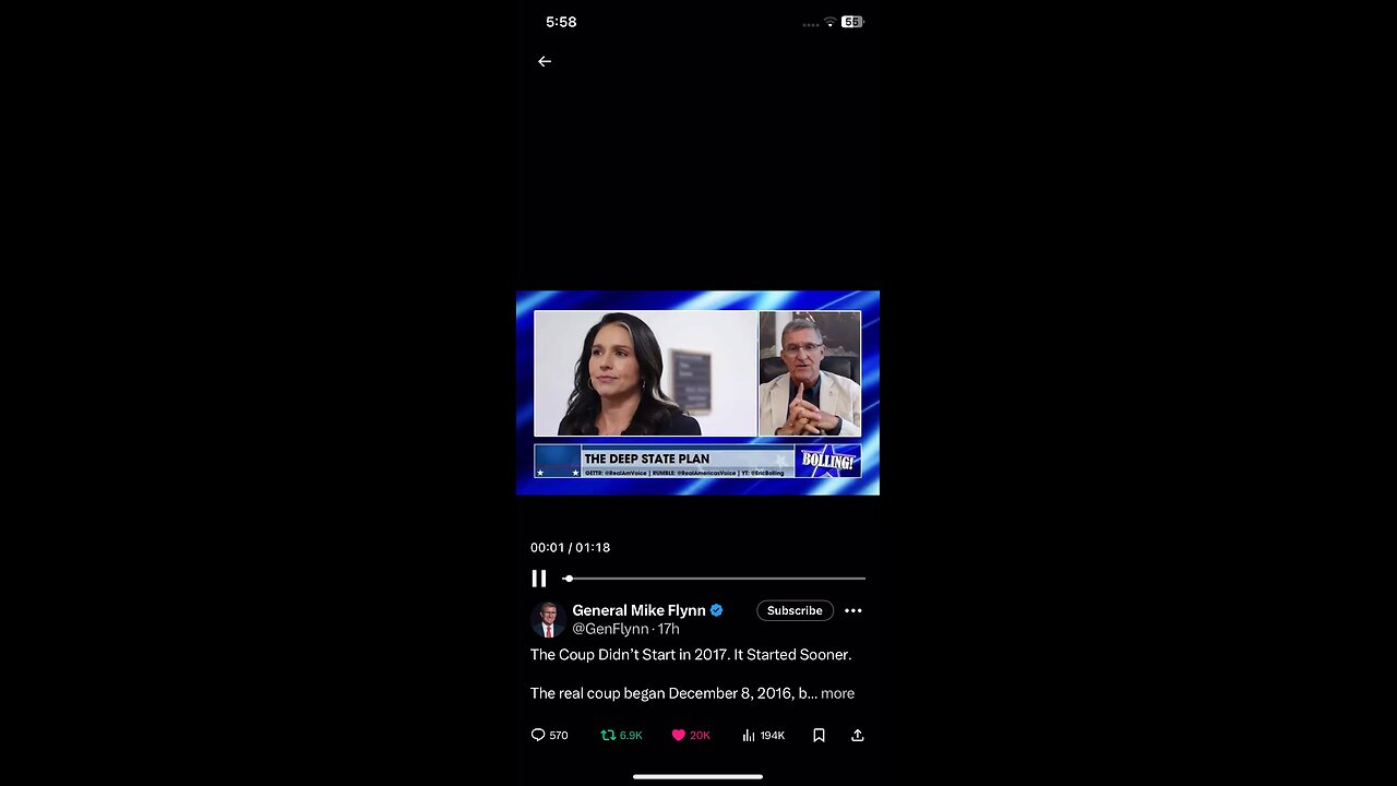 Gen Flynn and other posts on X :23/07/2025 Obama