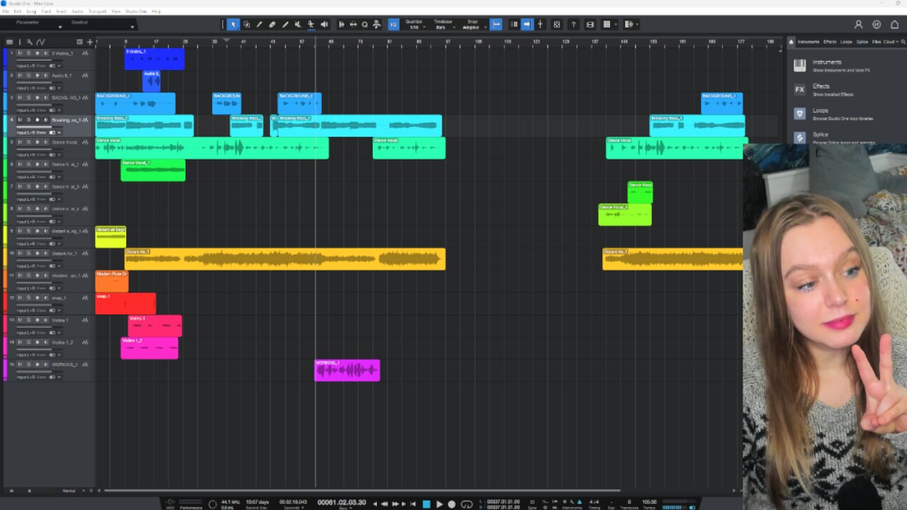 fiddling around in Studio One