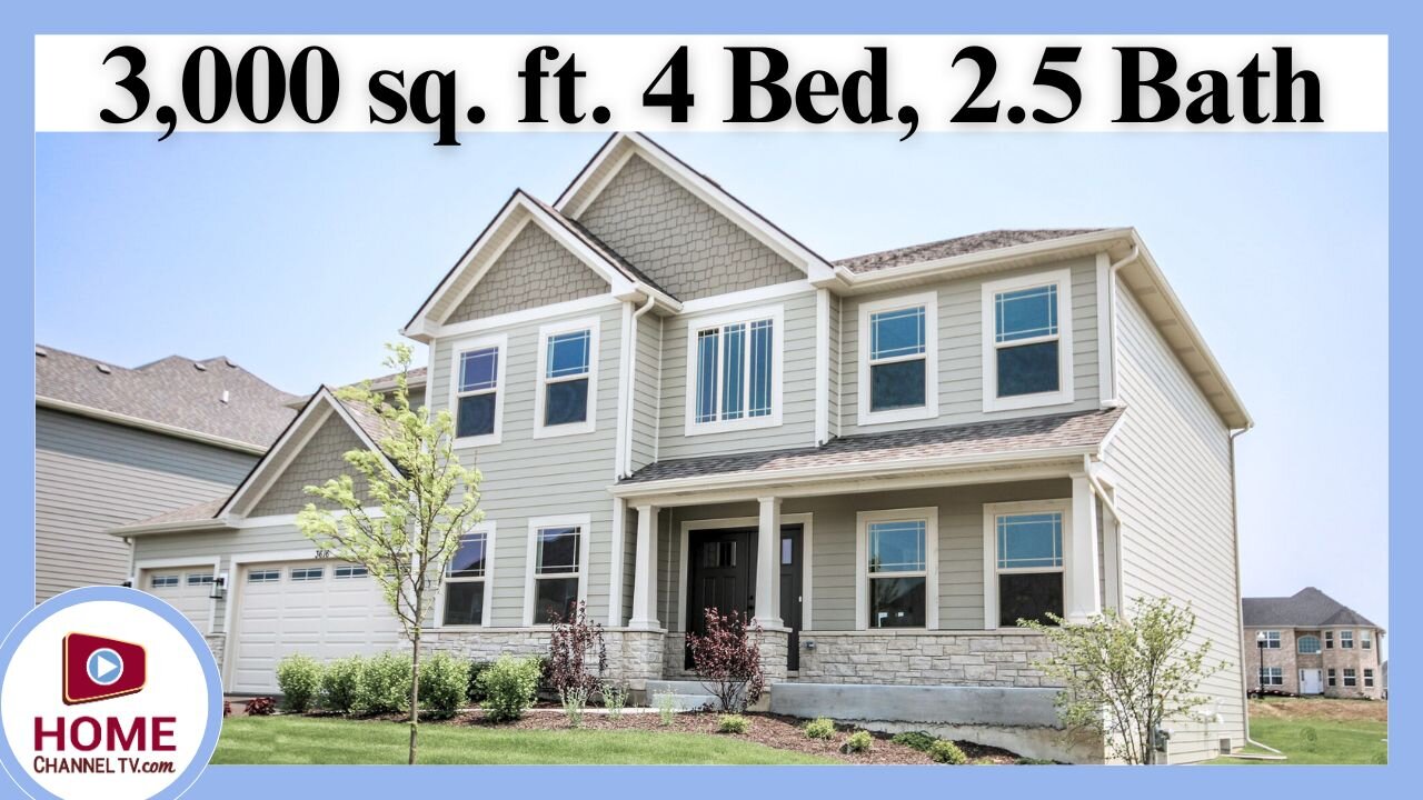 3000 sq ft House Tour, Traditional Design with 4 Bedrooms, 2.5 Baths
