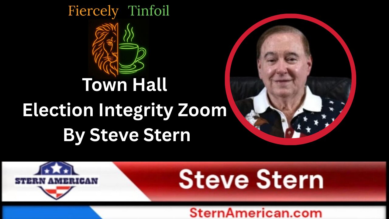 This is a Zoom Call By Steve Stern on Election Integrity
