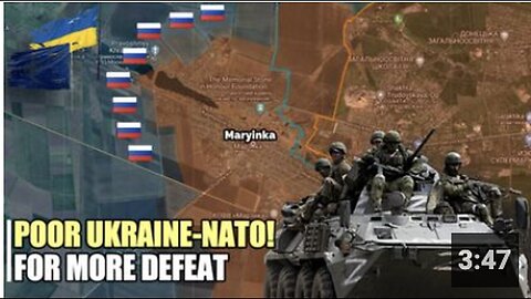 "Fall of Maryinka in Donetsk"