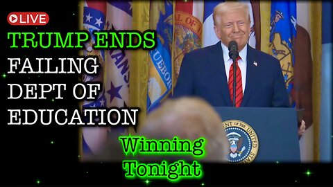 🚨 Winning Tonight (3/20/25) - Top News & Updates, Trump ENDS the FED Ed + WH Presser! 🔥